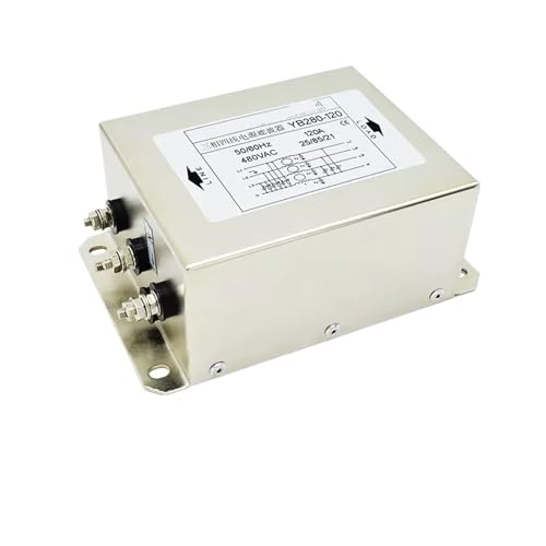 TADZKKIWM YB280 Einzelabschnitt Dreiphasen-Vierleiter-Leistungsfilter 380 V Servo-Frequenzumwandlungsantrieb Anti-Interferenz(YB280-120A) von TADZKKIWM