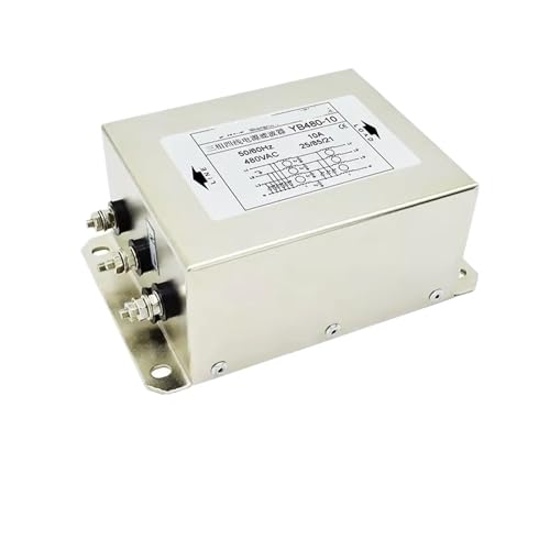 TADZKKIWM YB480 Doppelabschnitt Verbesserter dreiphasiger vieradriger zweistufiger Leistungsfilter 380-V-Servofrequenzumwandlungsantrieb Anti-Interferenz(YB480-10A) von TADZKKIWM