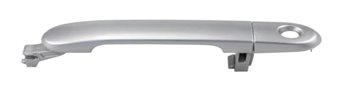 Außentürgriff Auto Für Versa 2007 2008 2009 2010 2011 2012 82640-EL12A 82641-EL12A Türgriff Außenabdeckung 1 Stück Auto Vorne Links(Silver Front Left) von TAFASVCVMK