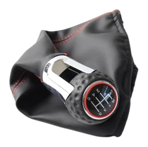 Für VW Für G&olf 3 MK3 Für LUPO Für POLO Für CADDY Schaltknauf Gaitor Boot Cover Case Kragen Stick Knob Schaltknauf-Adapter(B0456) von TAFASVCVMK