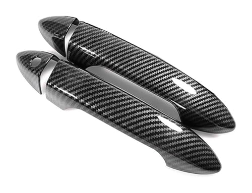 TAFASVCVMK Außentürgriff Auto Für A&ccord 9. Generation 2013–2017 Einloch-Türgriffabdeckung Kratzfestes Schutzzubehör Außenverkleidungsschutz(2 Doors Carbon Fiber Pattern) von TAFASVCVMK