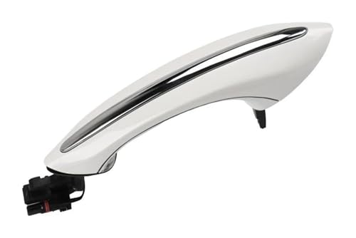 TAFASVCVMK Außentürgriff Auto Für B&MW Für 5 6 7 Serie F10 F07 F02 525 528 530 535 730 Schwarz Braun Weiß Außentürgriff Außen 51217231931 Autogriffe(White Rear Left) von TAFASVCVMK