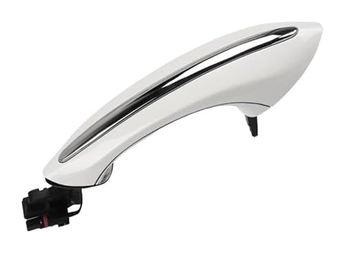 TAFASVCVMK Außentürgriff Auto Für B&MW Für 5 7 Serie F01 F02 F06 F10 520d 520i 525d 528i 530d 530i Türgriff Außenabdeckung Auto Komfortzugang(White Rear Left) von TAFASVCVMK