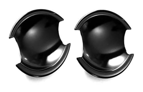 TAFASVCVMK Außentürgriff Auto Für Dualis J10 2007–2014 Einloch-Dual-Smart-Türgriffabdeckung Dekoratives Anti-Kratz-Zubehör Türgriffschutz(2 Small Door Bowls Bright Black) von TAFASVCVMK