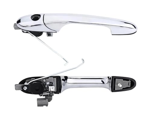 TAFASVCVMK Außentürgriff Auto Für Fiat 500 2007-2020 Auto-Außentürgriffe Beifahrerseite Links Oder Rechts Chrom-Außengriff 735592026 735592012(Right) von TAFASVCVMK