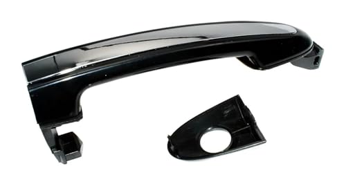 TAFASVCVMK Außentürgriff Auto Für Hyundai Für Santa Fe 2007 2008 2009 2010 2011 2012 Chrom Schwarz Äußere Tür Griff 826512B000 826612B000 836512B000 Seite Auto Außen(Front Left) von TAFASVCVMK