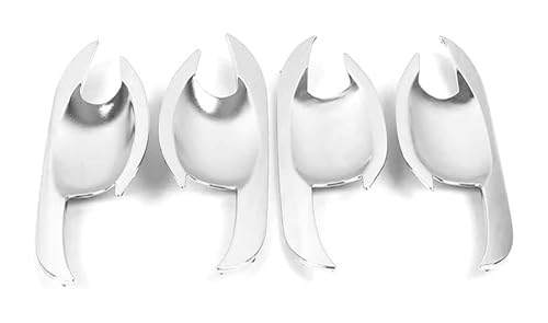 TAFASVCVMK Außentürgriff Auto Für IX35 2009-2017 Einloch-Türgriff-Dekorationsschalen-Modifikation Kratzfestes Zubehör Autoschutz-Trimmschutz(Blade Door Bowl Plating) von TAFASVCVMK