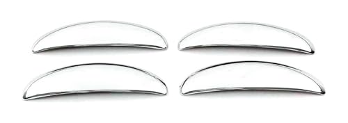 TAFASVCVMK Außentürgriff Auto Für P&eugeot 107 2005-2013 Türgriff Dekorative Trim Cup Pull Anti-Scratch-Upgrade-Kit Protector Kompatibel Mit(Electroplate) von TAFASVCVMK