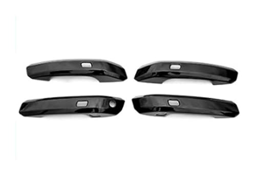 TAFASVCVMK Außentürgriff Auto Für Q5L 2018 Vollständige Abdeckung Türgriff Schüssel Dekoration Anti-Scratch Modifikation Zubehör Schutz(Bright Black) von TAFASVCVMK