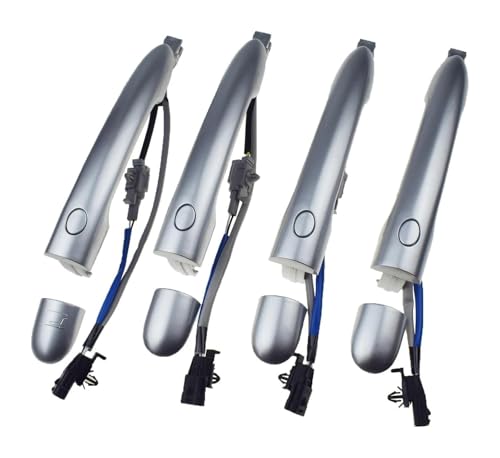TAFASVCVMK Außentürgriff Auto Für R&enault Koleos 2009-2018 80640?JY01B 80640?JY01A 80647-JY01A 80647JY01A Auto-Außentürgriffe Silber Außen(A Set 4pcs) von TAFASVCVMK