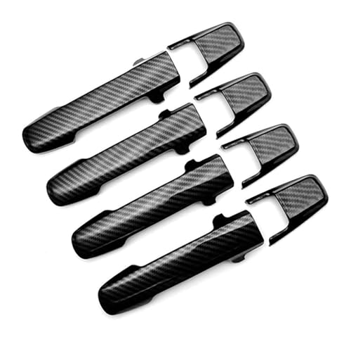 TAFASVCVMK Außentürgriff Auto Für Suz&uki Für Smile 2022–2024 Chromverkleidung Türgriffabdeckung Dekoratives Anti-Kratz-Schutzzubehör(Carbon Fiber Pattern) von TAFASVCVMK