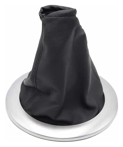 TAFASVCVMK Für M&EGANE 2 MK2 II MK 2 2002-2009 Mattsilber & Leder Auto Schaltknauf Hebel Gaitor Boot Cover Schaltknauf-Adapter von TAFASVCVMK