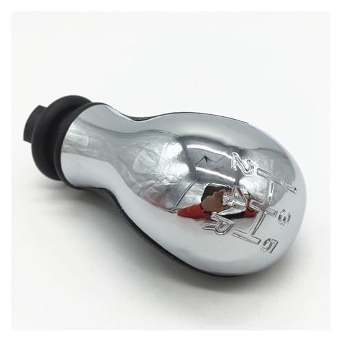 TAFASVCVMK Für P&eugeot 106 206 207 5-Gang-Umschaltmanschette Chrom Schaltknauf Schalthebel Hülsenadapter Schaltknauf-Adapter von TAFASVCVMK