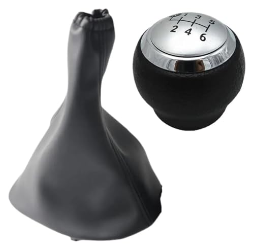 TAFASVCVMK Für Toyota Für Yaris II 2 MK2 2005-2011 5/6 Geschwindigkeit ABS Schaltknauf Hebel Shifter Stift Gaitor Boot Abdeckung Fall Schaltknauf-Adapter(6 Speed B) von TAFASVCVMK