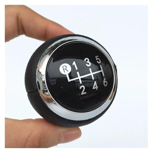 TAFASVCVMK Für Toyota Für Yaris II 2 MK2 2005-2011 5/6 Geschwindigkeit ABS Schaltknauf Hebel Shifter Stift Gaitor Boot Abdeckung Fall Schaltknauf-Adapter(6 Speed Black Short) von TAFASVCVMK