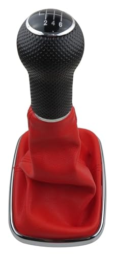 TAFASVCVMK Für VW 1999-2004 Für G&olf 4 Für MK4 Für GTI Für R32 Für B&ORA Für 5/6-Gang-Schaltknauf Schalthebelmanschette Gehäuseabdeckung Schaltknauf-Adapter(6 Speed 1) von TAFASVCVMK