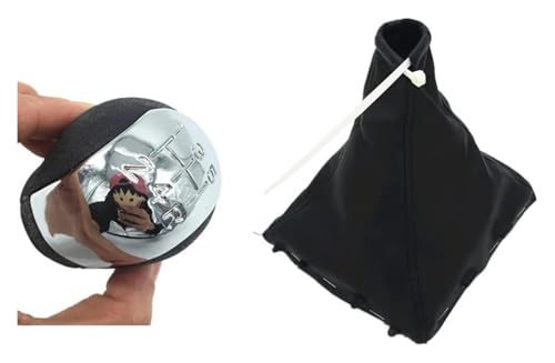 TAFASVCVMK Für Vectra C 2002-2005 5/6 Gang Schaltgetriebe Auto Schaltknauf Gamasche Kofferraumabdeckung Kragengehäuse Schaltknauf Schaltknauf-Adapter(Combo 3) von TAFASVCVMK