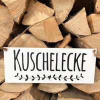 Schild Kuschelecke von TAFELWAERK