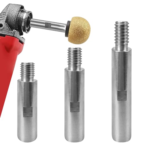 TAGOQUEN Polisher Verlängerung Schaft m14 Rotationsverlängerungswelle Winkelschleifer Verlängerungsstange75mm 100mm 140mm m14 Gewinde für Poliermaschine Auto Polierer Polieren Pads Auto Care Zubehör von TAGOQUEN