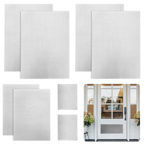 8 Stück Drahtgitter Feinmaschig,Fliegengitter Metall Gitter Edelstahl 304,Drahtgeflecht Maschendraht für Insektenschutzgitter Mäusegitter Lüftungsgitter Filternetz,3 Größen von TAGOQUEN