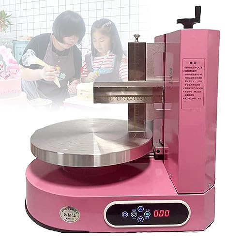 TAHALI Automatische Geburtstagskuchen-Creme, Glatte Beschichtung, Dekorationsmaschine, 10,2–30,5 cm, Kuchen, Butter, Creme, Streumaschine, Kuchen,Pink von TAHALI