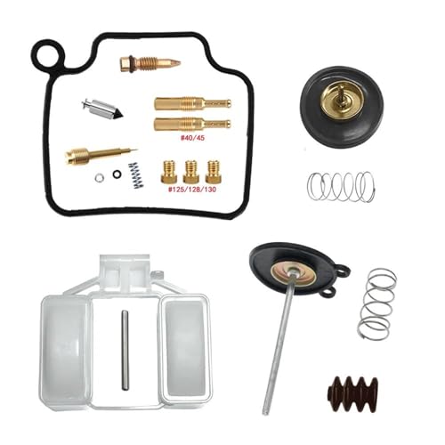TAHDP Vergaserteile Motorrad-Vergaser-Reparatursatz Für H&onda Shadow 600 VT VLX Deluxe VT600C VT600CD1998-2007 Membranventildichtungsteile(SCHWARZ 1) von TAHDP
