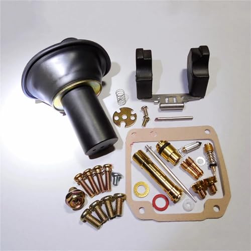 TAHDP Vergaserteile Motorrad-Vergaser-Reparatursatz Für Suzuki (1982-2001) GN125 Vergaser-Umbausätze Mit Kolbenschwimmer BS26SS von TAHDP