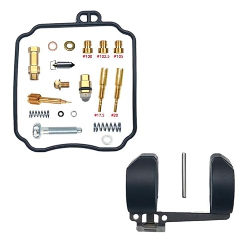 TAHDP Vergaserteile Motorrad-Vergaser-Reparatursatz Für Suzuki Intruder 125 VL125 Membranschwimmer-Ersatzteile 2000-2007(SCHWARZ 2) von TAHDP