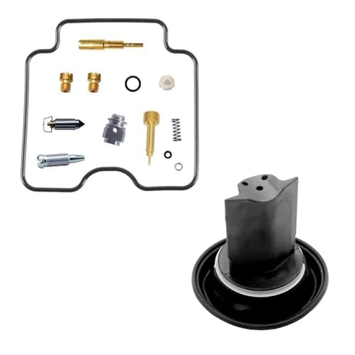 TAHDP Vergaserteile Motorrad-Vergaser-Reparatursatz Für Suzuki QUADSPORT 400Z LTZ 400 2003-2008 LT-Z400 Vergaser-Reparatursatz Schwimmermembran ATV(Satz 3) von TAHDP