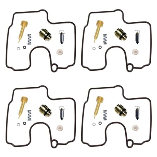 TAHDP Vergaserteile Motorrad-Vergaser-Reparatursatz Für Y&amaha YZF-R1 4XV 5EG 5JJ 1998 1999 2000 2001 YZF R1 Umbausatzteile(SCHWARZ 2) von TAHDP