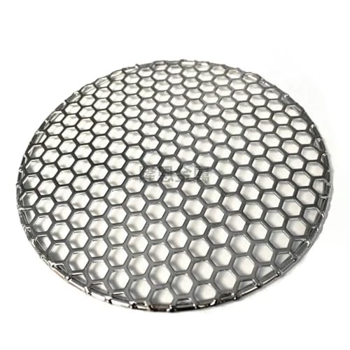 TAIBOSL Sieb, 1 Stück, 10–40 cm Durchmesser, Edelstahl, 304, Lebensmittelqualität, runder Grillkohlerost, Grill mit zellulären Löchern, Gitternetz, Lebensmittelsieb (10 cm Durchmesser) von TAIBOSL