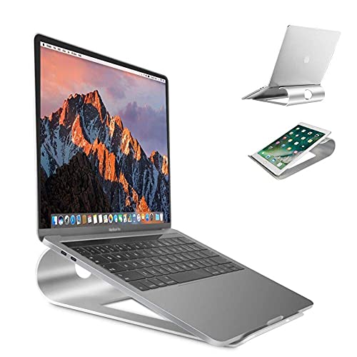 Laptopständer, tragbar, Ständer zur Kühlung des Schreibtischs, aus Aluminiumlegierung, tragbar, Universalständer für Computer, Tablet, Netbook, Bücher oder als Notenständer / Betttisch Laptopständer, tragbar, Ständer zur Kühlung des Schreibtischs, aus Aluminiumlegierung, tragbar, Universalständer für Computer, Tablet, Netbook, Bücher oder als Notenständer / Betttisch von TAIFU