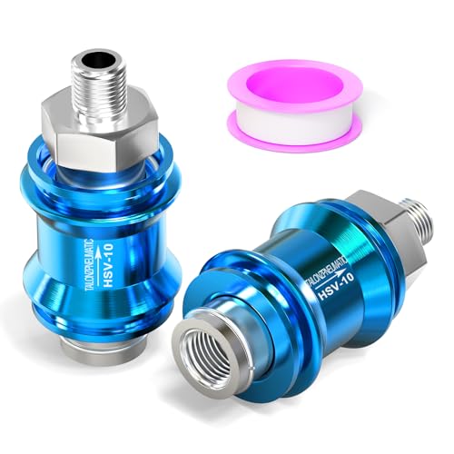 TAILONZ PNEUMATIC 3/8 Zoll Schiebeschalter Handschiebeventil, Manuelles Durchflussregelventil, Verwendet für Luftquelle, Kompressor, etc HSV-10（Packung mit 2） von TAILONZ PNEUMATIC