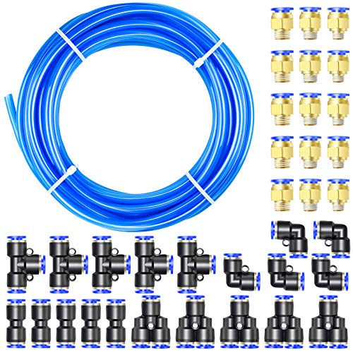 TAILONZ PNEUMATIC Blau 4mm oder 5/32 Zoll OD 2.5mm ID Polyurethan PU Luftschlauch Rohr Rohrsatz 32 Meter 100ft von TAILONZ PNEUMATIC