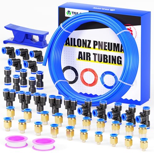 TAILONZ PNEUMATIC Blau 8mm OD 5mm ID Polyurethan PU Luftschlauch Rohr Rohrsatz 32 Meter 100ft TAILONZ PNEUMATIC Blau 8mm OD 5mm ID Polyurethan PU Luftschlauch Rohr Rohrsatz 32 Meter 100ft von TAILONZ PNEUMATIC