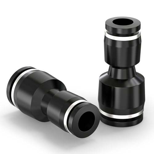 TAILONZ PNEUMATIC Gerade Reduktion 12MM Rohr-AD x 8MM Rohr-AD Rohr-AD Steckverschraubungen PG12-8 (Packung mit 10 Stück) von TAILONZ PNEUMATIC