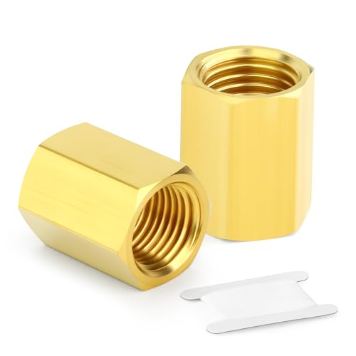 TAILONZ PNEUMATIC Messing-Innensechskantverschraubung für Anschlüsse, 1/4 Zoll Innenrohr (2er Pack) von TAILONZ PNEUMATIC