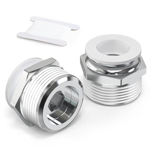TAILONZ PNEUMATIC Weiß Gerade Steckverschraubungen mit Außengewinde 10 mm AD x 1/2 BSP PC10-04 (2er-Pack) von TAILONZ PNEUMATIC