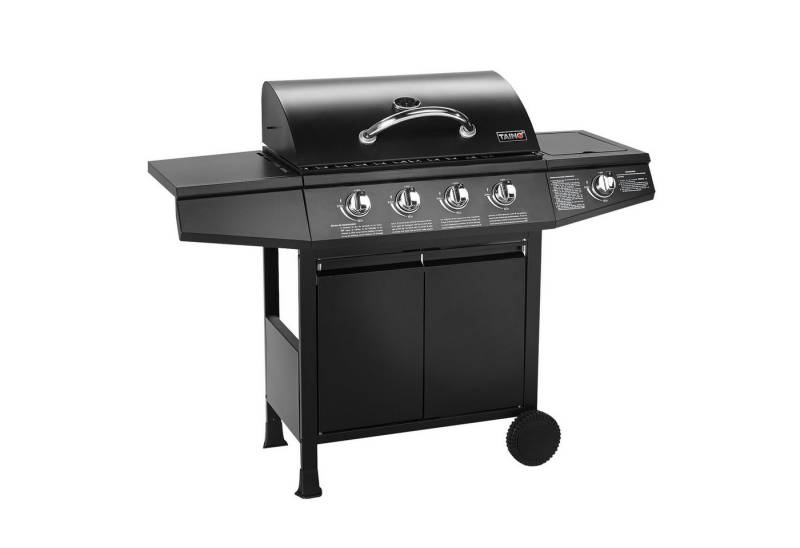 TAINO Gasgrill BASIC, Piezozündung, Stabiler Grillwagen, viele Ablagemöglichkeiten von TAINO