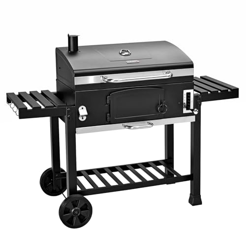 TAINO HERO XXL Smoker Holzkohle-Grill BBQ Grillwagen Standgrill von TAINO
