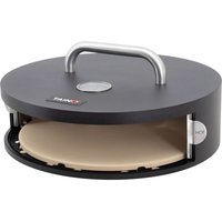 TAINO Pizzabox Pizzaaufsatz Pizzastein mit Deckel Tür rund Schwarz TAINO Pizzabox Pizzaaufsatz Pizzastein mit Deckel Tür rund Schwarz von TAINO