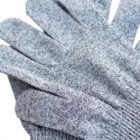 TAINO Schnittschutzhandschuhe Klasse 5 EN388 2er Set Größe L - Grau von TAINO