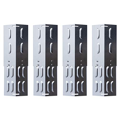 TAINO Universal-Brennerabdeckung Set Edelstahl größenverstellbar Tropfschutz Flammenverteiler (4er Set Universal) von TAINO