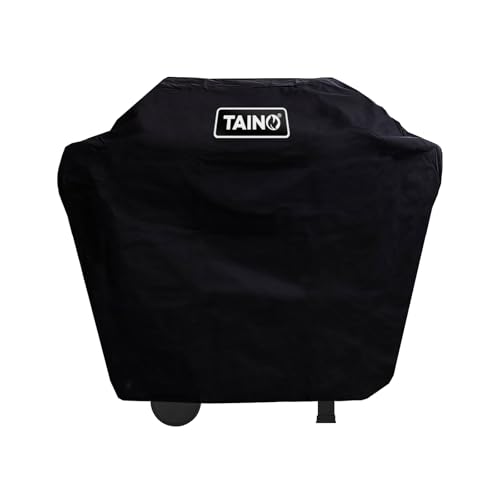 TAINO WABAYA 3+0 Grillabdeckung wetterfest Abdeckhaube Gasgrill Regenschutz Sonnenschutz Schwarz von TAINO