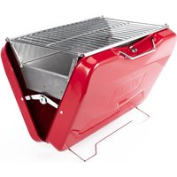 Taino - mox Koffergrill Holzkohlegrill bbq Campinggrill Koffer Rot Griller kompakt von TAINO