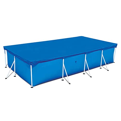 TAIPPAN Poolabdeckung Rechteckig 450 x 220 cm, Rectangular Pool Cover - Poolabdeckplane, Wasserdicht - UV-stabil - Abdeckung Fixierseil -Für Rectangular Frame Pool von TAIPPAN