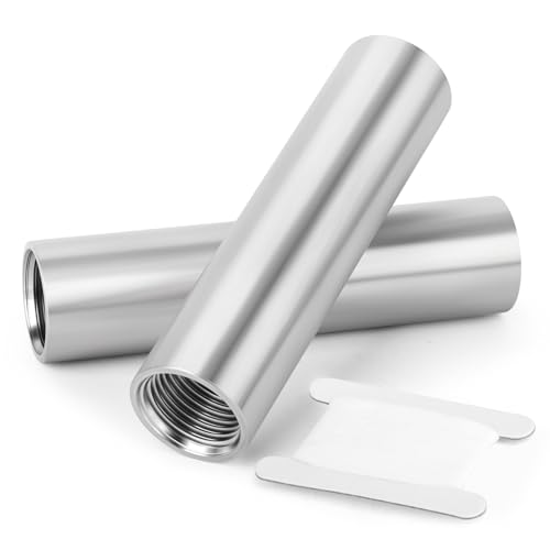 TAISHER 2 Stück Edelstahl-Rohrverschraubungen, 1/2" BSP x 1/2" BSP Innengewinde, 100mm Länge Nippel Gussrohr, für Wasser-Öl-Luft-Gas TAISHER 2 Stück Edelstahl-Rohrverschraubungen, 1/2" BSP x 1/2" BSP Innengewinde, 100mm Länge Nippel Gussrohr, für Wasser-Öl-Luft-Gas von TAISHER