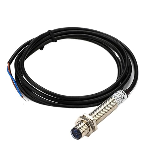 1 Stück vernickelter Kupfer-Näherungsschalter optischer Sensorschalter Erkennungsbereich einstellbar 3 mm-3 m NPN PNP E3F-P1/P2/C2 (Color : M12(3m), Size : DC NPN NO and NC) von TAITANGEL