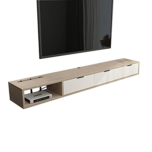 Schwebendes Tv-Ständer-Komponentenregal, 140 cm, Holz-TV-Tisch-Medienaufbewahrungsregal, wandmontierte Medienkonsole mit 3 Türen, großes Fassungsvermögen, einfach zu installieren/C/140 cm Family Schwebendes Tv-Ständer-Komponentenregal, 140 cm, Holz-TV-Tisch-Medienaufbewahrungsregal, wandmontierte Medienkonsole mit 3 Türen, großes Fassungsvermögen, einfach zu installieren/C/140 cm Family von TAIYUESHAN