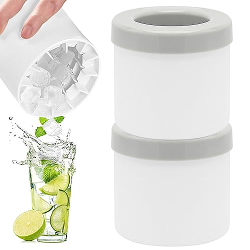 EiswüRfelform Silikon Eiswürfelbehälter Silikon mit Deckel TAIZER 2PCS EiswüRfelschale Eiseimer EiswüRfelform mit Deckel Eiswürfelform Rund Eiswürfelform Klein Eiswürfel Wiederverwendbar Ice Bucket EiswüRfelform Silikon Eiswürfelbehälter Silikon mit Deckel TAIZER 2PCS EiswüRfelschale Eiseimer EiswüRfelform mit Deckel Eiswürfelform Rund Eiswürfelform Klein Eiswürfel Wiederverwendbar Ice Bucket von TAIZER